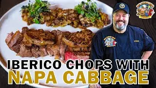 We Grilled Iberico 4-Rib Rack and It's AWESOME | With Foie Gras & Napa Cabbage