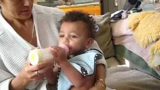 kid jake, tantrum #2 w/ his cut nipple bottle! (15 mo)