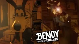 ALICE ANGEL IS VERY CREEPY 😱 AND BORIS HELPS US!! CHAPTER 3 - Bendy And The Ink Machine | DeGoBooM