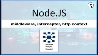 5. Node.JS middleware, interceptor, http context