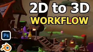 Make 3D Stylized Game Art in Blender! My Process!