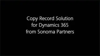 Dynamics 365: Copy Record Solution