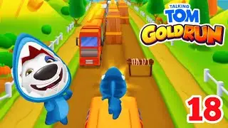 Talking Tom Gold Run Gameplay Walkthrough Part 18 (Android/iOS) Shark Hank - Full Screen