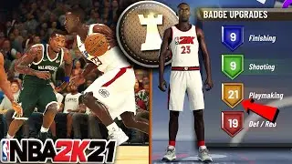 NBA 2K21 - BEST 2-Way Slashing Playmaker Quadruple Archetype / 58 Badges 99 Overall Test