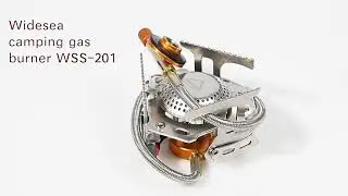 Foldable mini gas stove for outdoor cooking, camping - travel - picnic