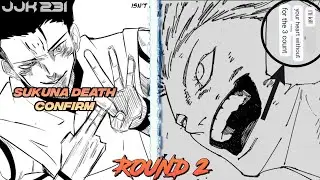 Jjk manga 231 full chapter in English | gojo vs sukuna