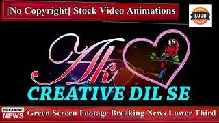 News Animations Green Screen Videos .Studio Frames Chroma Key Effects