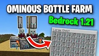 BEST OMINOUS BOTTLES Minecraft Bedrock 1.21! (MCPE/Xbox/PS4/Nintendo Switch/Windows 10)
