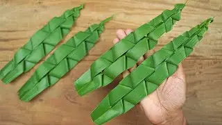 Coconut Leaf Crafts Idea😍Handmade Craft Activities With Real Leaves🌴
