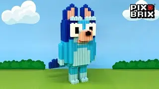 Bluey 3D Pixel Art - Pix Brix Instructions
