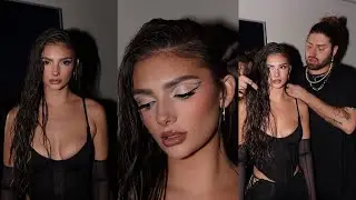 Graphic Liner Makeup & Wet Hair Tutorial I Vlog#13