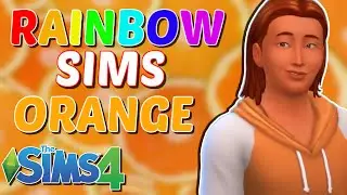 ORANGE | RAINBOW SIMS CAS