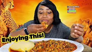 Egusi Soup with Fufu