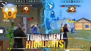 TOURNAMENT HIGHLIGHTS FREEFIRE 🇮🇳❤️ || TOURNAMENT MONTAGE 🔥🤯 ||