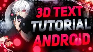 How to Make a 3D text on Android | PS CC