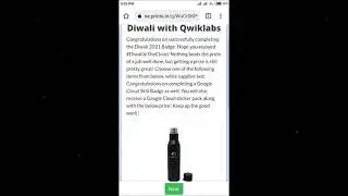 Diwali Challenge claim a goodie 