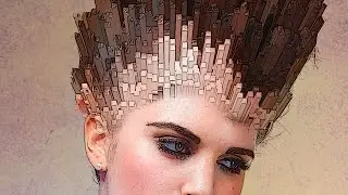Funky Extrude photo effect | Photoshop Tutorial cs6