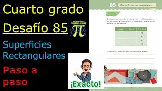 ✅CUARTO GRADO 👉DESAFIO 85 SUPERFICIES RECTANGULARES🏴󠁧󠁢󠁥󠁮󠁧󠁿🟩️🏳️‍⚧️