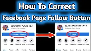 How to Create Facebook Page Follow Button Facebook page ka follow button kaise add karen