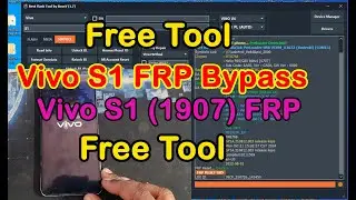 Vivo s1 (1907) frp Bypass  free tool Free free free New Method 100% Working