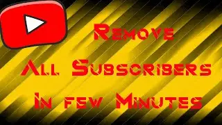 How To remove All Subscriptions On youtube | How to remove 100-200+ Subscriptions | CursedBlade