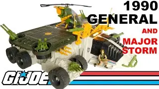 1990 G.I. Joe General & Major Storm review