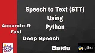 Speech to Text using Python - Fast and Accurate