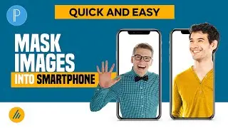 Masking images into smartphone with Pixellab