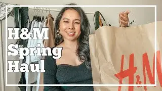 Try-on H&M Spring Haul | What's New in H&M Haul ft Dossier