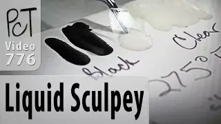Sculpey Liquid Bakeable Clay in Black, White And Clear
