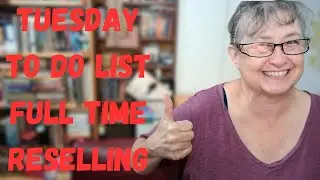 FULL TIME RESELLER TUESDAY TO DO LIST ACCOUNTABLILITY WHEN DO MY LISTINGS SHOW UP IN GOOGLE POSHMARK