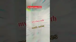 class 12th maths notes #board exam 2024#viral. shorts #shivam