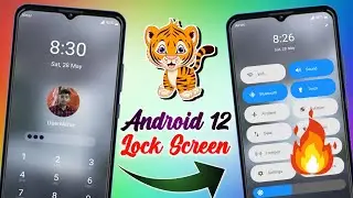 How to Apply Android 12 Lock Screen in Any Android Devices ? Change Lock Screen |Change Notification