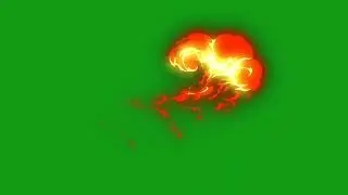 Fire stroke effect | Green Screen Library