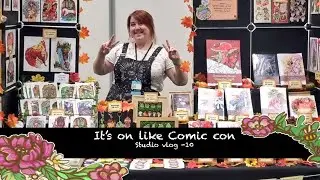 It's on like comic con!!! - Studio vlog 10