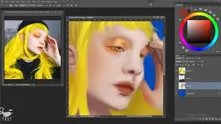 Digital Painting - Portrait Katie Westwood (photoshop) - timelapse