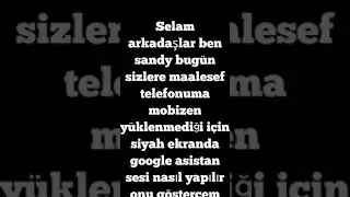 1 dakikada nasıl google sesi nasıl yapılır öğrenmek ister misin?