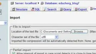 How to Import a Large WordPress Database -- An Alternative to phpMyAdmin -- Part 1 of 2