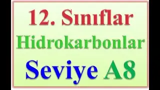 12. SINIFLAR HİDROKARBONLAR SEVİYE A8