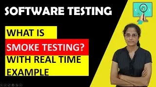 What is Smoke Testing?  Explained with Real time example #softwaretesting #qalopamudrapanda