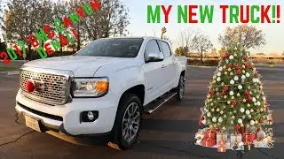 NEW TRUCK for Christmas 2017 GMC Canyon Denali!!