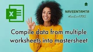 Merge Data from Multiple Sheets Into One | Compile Data from Different Worksheets | Data Compiler |