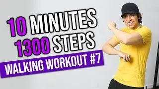 Walking Workout #7 | 10 Minute Workout | 1300 Steps | Keoni Tamayo
