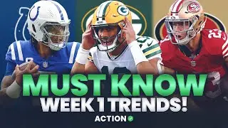 NFL Week 1 Trends You NEED to Know! | NFL Betting Predictions & Picks | Green Dot Daily