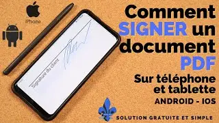 How to SIGN ✍ a PDF document on your Android and IOS phone or tablet
