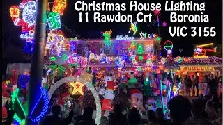 Christmas House Lights 2024 at 11 Rawdon Court Boronia VIC 3155 - Massive display and worth visit