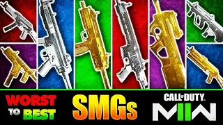 Submachine Guns (SMGs) Ranked WORST to BEST! [Modern Warfare 2]