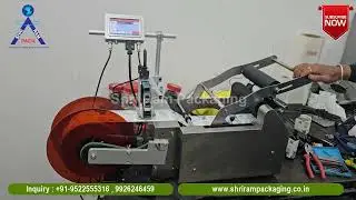 Semi Automatic Sticker Labeling Machine With Online Inkjet Printer For Round Bottles