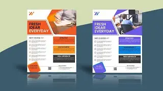 How to Creative Business Flyer Design in Illustrator 2023
