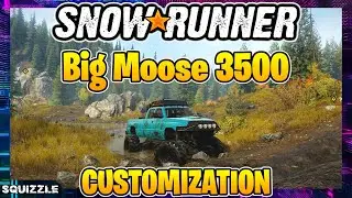 SnowRunner: Big Moose 3500 (R&R Customs) Customization + Test Drive (Console Mods)